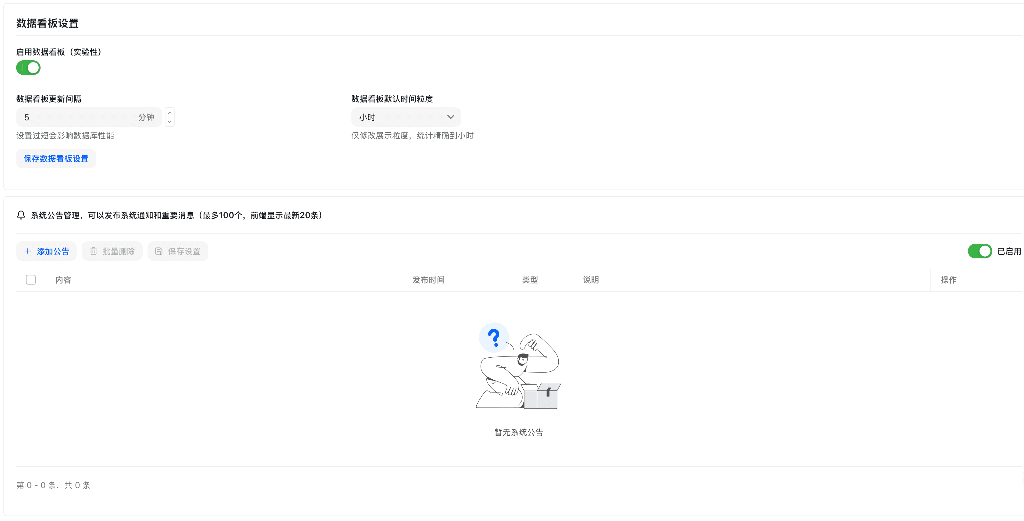 数据看板设置 - 页面1